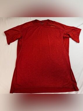 NRS Silkweight Short Sleeve Shirt Men XL Orange Performance UPF 50